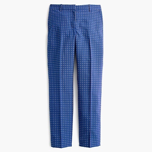 J. Crew Pants - NWT J.Crew Cigarette Pant in Foulard Jacquard